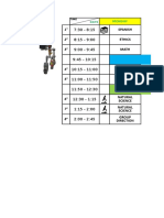 Spanish Ethics Math Break English English Lunch Natural Science Natural Science Group Direction