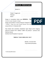 Formulir Pernyataan Pemuda