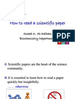 Materi 2 How To Read A Scientific Paper