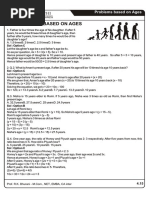 Problems Based on Ages