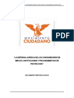 La DEFENSA JURIDICA DE LOS CONSUMIDORES EN mEXICO INSTITUCIONES Y PROCEDIMIENTOS DE RPOTECCIÓN PDF
