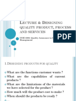 Designing Quality Products, Processes and Services