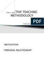 Affective Teaching Methodology
