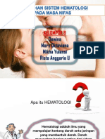 Perubahan Sistem Hematologi