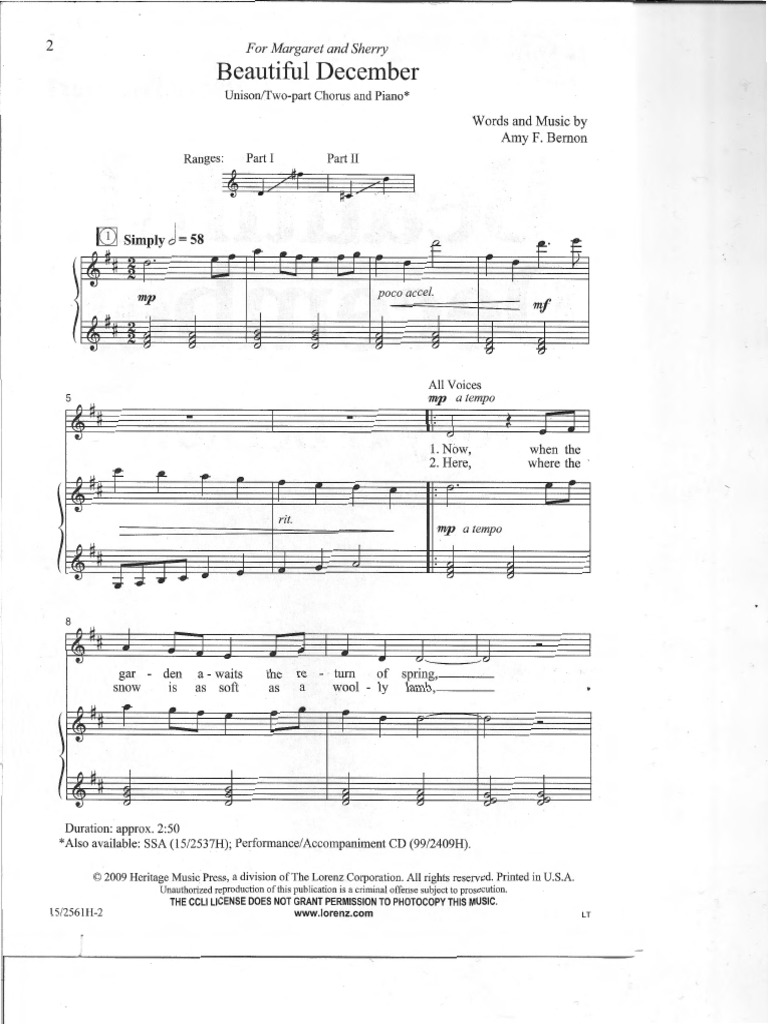 Beautiful December | PDF | Performing Arts | Leisure