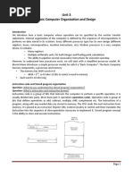 Basic Computer Organization and Design