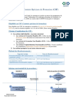 CSF OFPPT (Contrats Spéciaux de Formation)