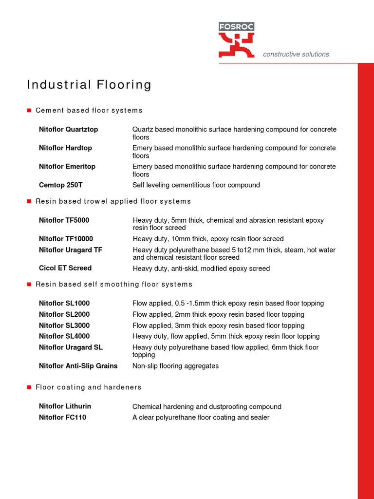 05 Flooring | PDF | Epoxy | Concrete