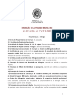 Inscrição de Advogado Brasileiro - PT