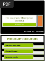 B The Integrative Strategies of Teaching MAKABAYAN