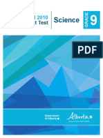 Released 2010 Achievement Test Science9