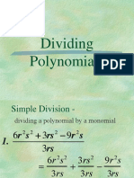 Dividing Polynomials