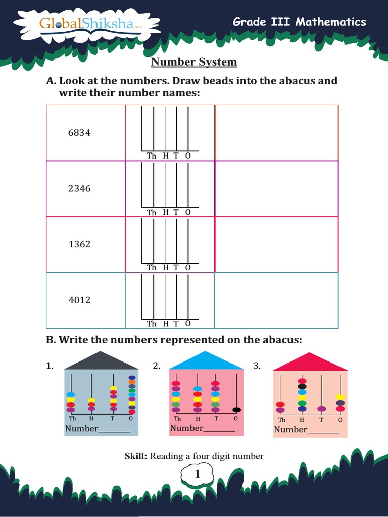 grade 3 maths worksheet pdf teaching mathematics