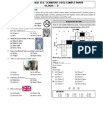 GK Olympiad Sample Class-3