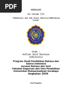 Download Makalah Demokrasi dan hak asasi manusia dalam islam by Alfian Arif Bintara SN40145707 doc pdf