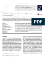 A Critical Review of Integrated Urban Water Modelling - Urban Drainage and Beyond