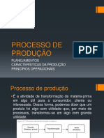 Processo de Produção 