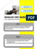 Visi Dan Misi Khalid Oki Wibowo