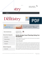 Smile Design Case Planning Using Conservative Treatment Modalities Inside Dent