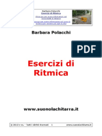 EserciziDiRitmica PDF