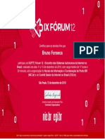 Certificado Ix Forum 12 Bruno Fonseca 18458 37670