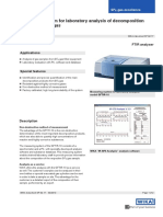 Measuring System For Laboratory Analysis of Decomposition Products in SF6 Gas Model GFTIR-10 PDF