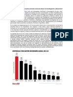 Por qué las empresas invierten en I+D