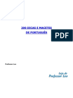 200 DICAS E MACETES DE PORTUGUÊS. Professor Leo.pdf