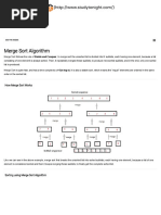 Merge Sort Algorithm: Data Structures