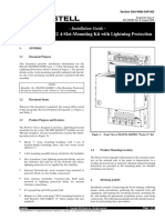 DSAWM-204PBI2 4-Slot-Mounting Kit With Lightning Protection: - Installation Guide