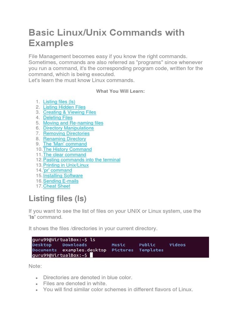 Essential Linux Commands Guide | PDF | Sudo | Superuser