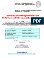 2.banner - Institutuional MNGT and The Performance of Interorganisational Relations