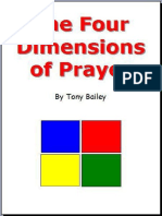 The Four Dimensions of Prayer