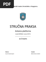 Stručna Praksa: Arduino Platforma