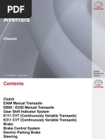 Información de transmisión cvt toyota