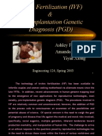 Invitro Fertilization (IVF) & Pre-Implantation Genetic Diagnosis (PGD)