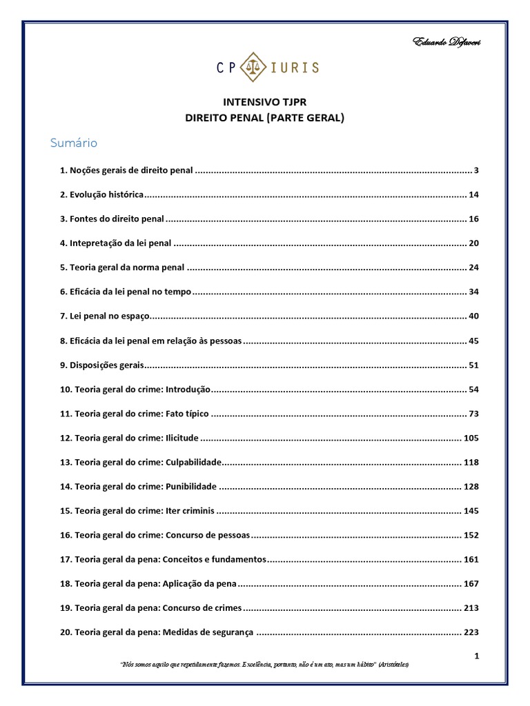 Fundamentos Do Direito Penal Noções Gerais Evolução Histórica Fontes