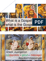 Gospel, Gospels, and Marks Gospel