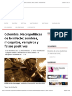 2012 Colombia. Necropolíticas de lo infecto
