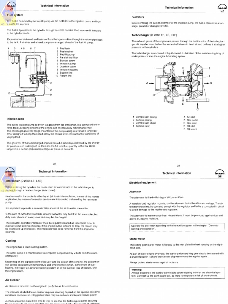 Fuel System and Maintenance Guide | PDF | Fuel Injection | Turbocharger