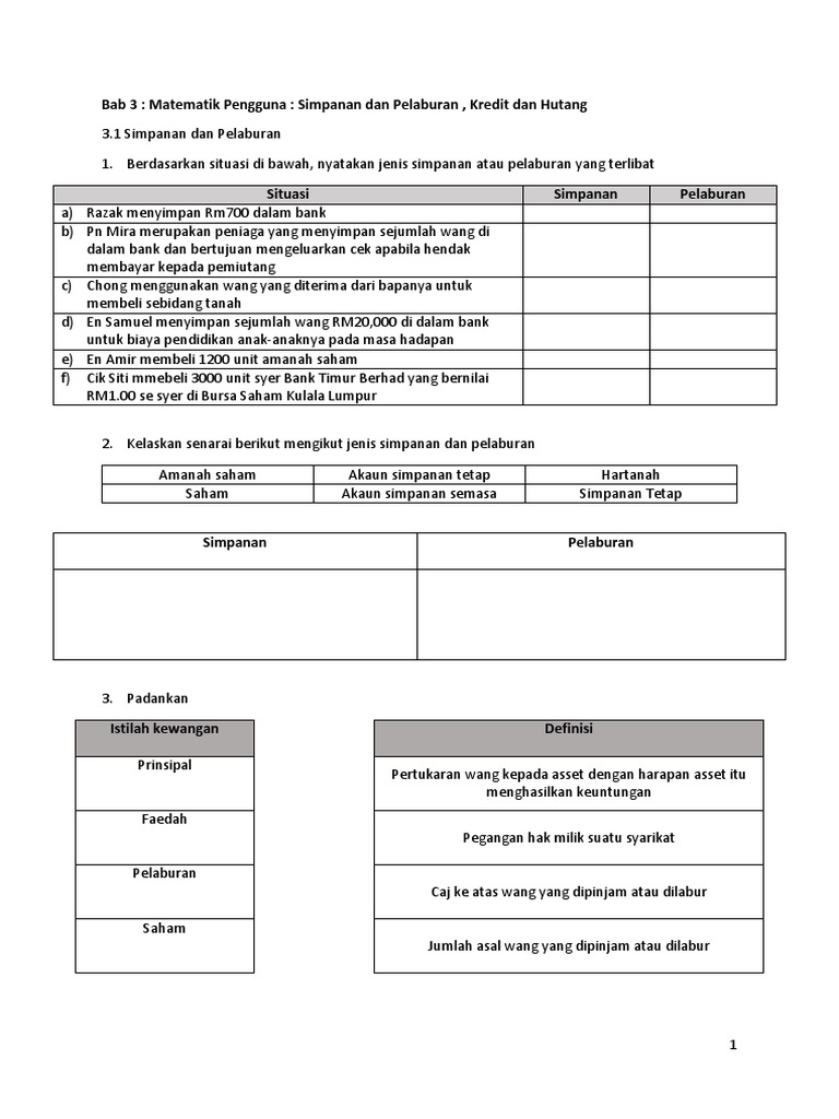 T3 Latihan Maths Bab 3 Pdf