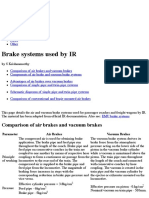 (IRFCA) Brake Systems Used by IR