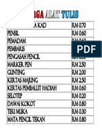 Harga BRG 2018