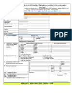 Formulir Pendaftaran Anggota Hipgabi Pusat (Kta Hipgabi)