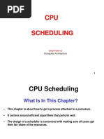 CPU Scheduling: Computer Architecture