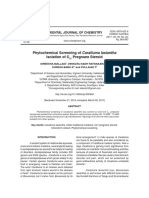 Phytochemical Screening of Caralluma lasiantha Isolation of C21 Pregnane Steroid