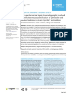 Ultra performance liquid chromatographic method for simultaneous quantification of plerixafor and related substances in an injection formulation