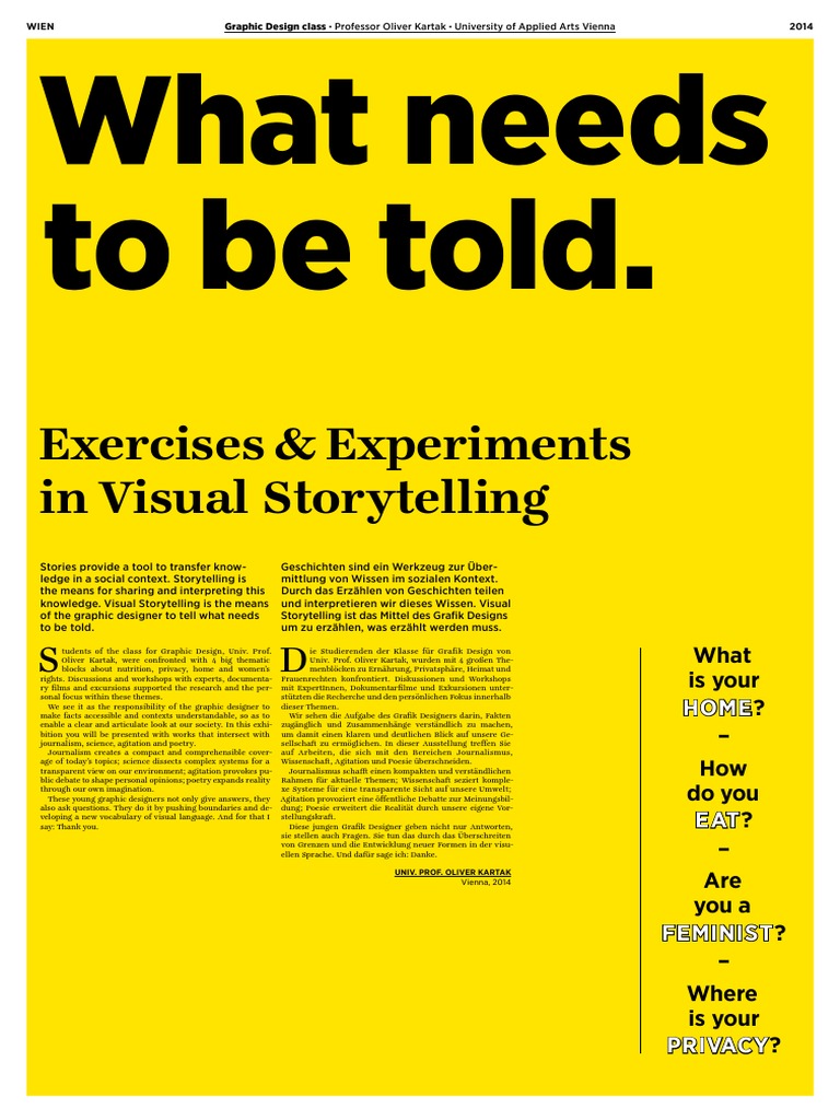 What Needs To Be Told KlasseKartak PDF