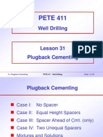 Plugback Cementing