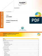 Unidad 3.evaluaciondelproyecto Contenidos